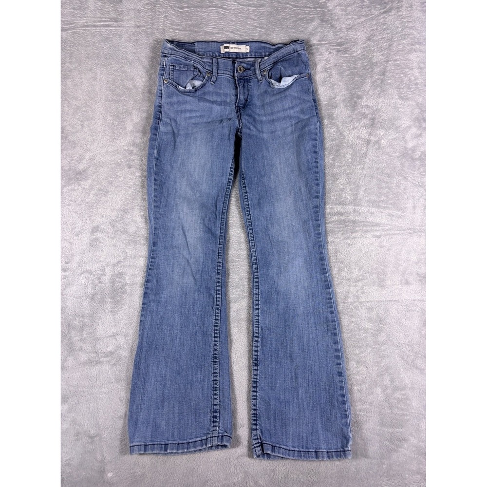 Levi's Jeans 524 Bootcut Womens Size 5 Blue Low Rise Silhouette Leg Flare
